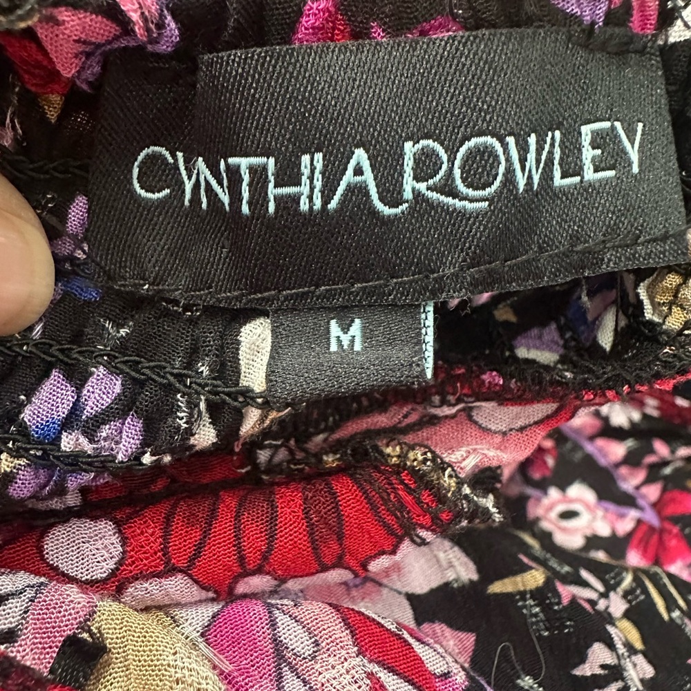 Gorgeous Cynthia Rowley halter top in a vibrant boho floral print 🌸 - Picture 6 of 7